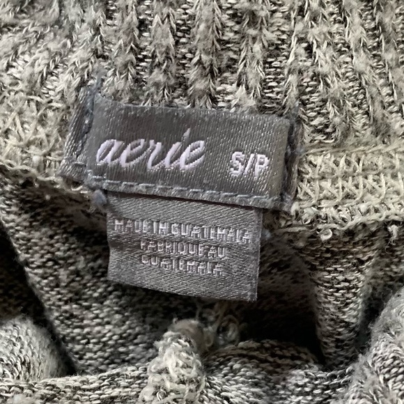 Aerie roll down gray  high waist joggers - Picture 5 of 8